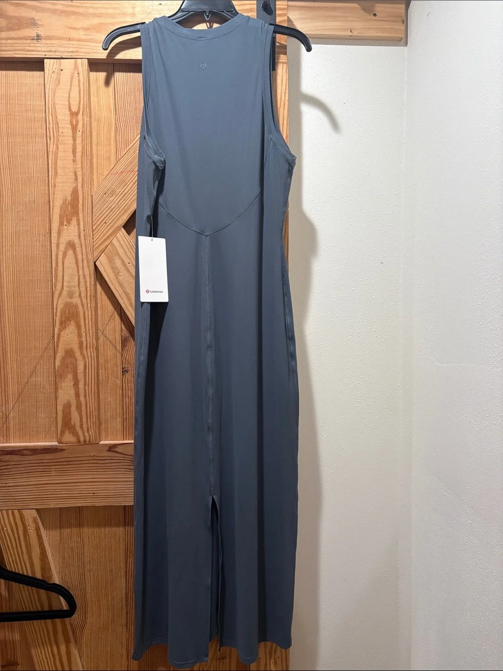 lululemon athletica Sleeveless Charcoal Gray Maxi Dress